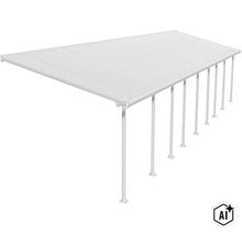 Terrassenüberdachung mit Stützen für den Außenbereich (Image AI modified or generated)