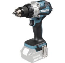 Makita Akku-Bohrschrauber 18 Volt, bürstenloser Motor, Schnellspannbohrfutter und Drehmomenteinstellung in Blau und Schwarz.