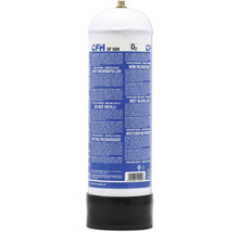 CFH Sauerstoffflasche SF 509, 1 Liter Einwegflasche für Schweiß-Fix SF 3100, Sauerstoff O2, 320 Gramm, aus Stahl.