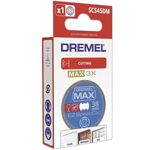 Dremel Max EZ SpeedClic Diamant-Trennscheibe SC545DM zum Schneiden von Glas, Mauerwerk und Fliesen, Durchmesser 38 Millimeter.