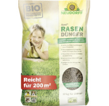 Neudorff Azet Rasendünger, 10 Kilogramm Sack für 200 Quadratmeter, organischer Dünger aus natürlichen Rohstoffen.