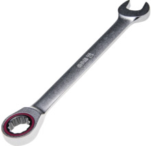 Ringratschenmaulschlüssel aus Metall von WGB mit Gabel und Ringratsche.