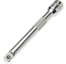 Steckschlüssel Verlängerung aus Chrom Vanadium Stahl mit gerändeltem Griff.
