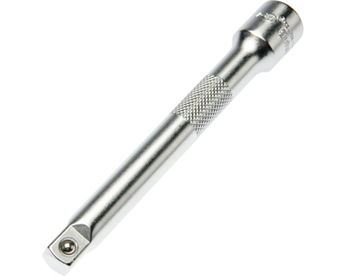Steckschlüssel Verlängerung aus Chrom Vanadium Stahl mit gerändeltem Griff.