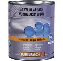 Hornbach Acryl Klarlack glänzend, geruchsarm, schnelltrocknend, für Kinderspielzeug geeignet und Blauer Engel zertifiziert.