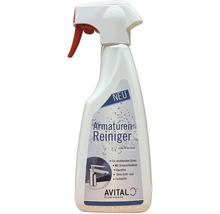 AVITAL Armaturenreiniger in der Sprühflasche mit Schaumfunktion, säurefrei für glänzende Badarmaturen und Küchenarmaturen.