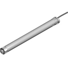 Elektrischer Rohrmotor für Rollladen und Markisen aus Metall mit Anschlusskabel