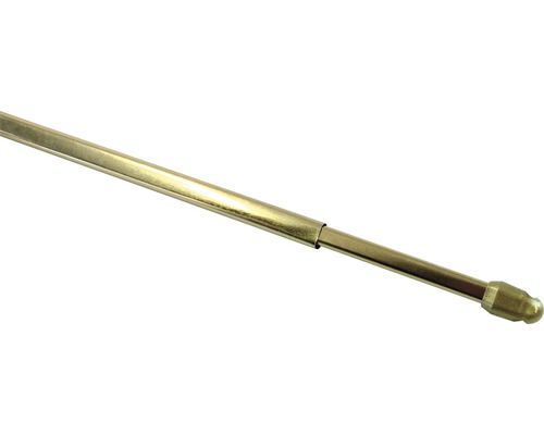 Vitragestange ausziehbar simple messing 60-110 cm Ø 10 mm 2 Stk. Metallverlängerungsrohr für Sprühgeräte