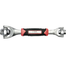 Mehrfach-Steckschlüssel mit drehbaren Köpfen und ergonomischem Griff von WGB.