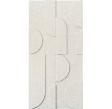 Akustikpaneel für die Wand mit geometrischem 3D-Muster aus Filz.
