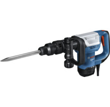 Bosch Professional Abbruchhammer GSH 5 mit Meißel und verstellbarem Zusatzhandgriff.