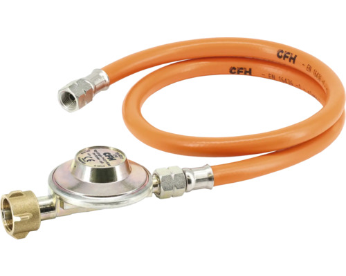CFH Gasschlauch mit Druckregler für Flüssiggas.
