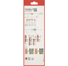 Informationen zum fischer TherMax II 12/110 M12 mit technischen Daten, Montageschritten in elf Abbildungen und Anwendungsbeispielen.