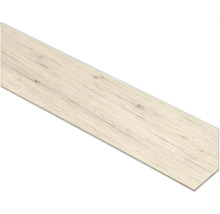 Laminatdiele mit heller Holzmaserung für Bodenbeläge.