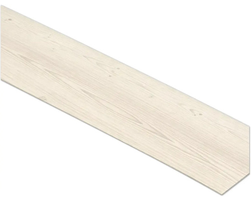 Bodenplanke in hellem Holzdekor mit feiner Maserung.