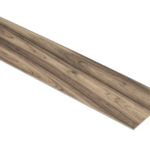 Sockelleiste mit Holzmaserung und profiliertem Design.