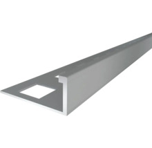 L-förmiges Fliesenprofil aus Aluminium für saubere Kantenabschlüsse.