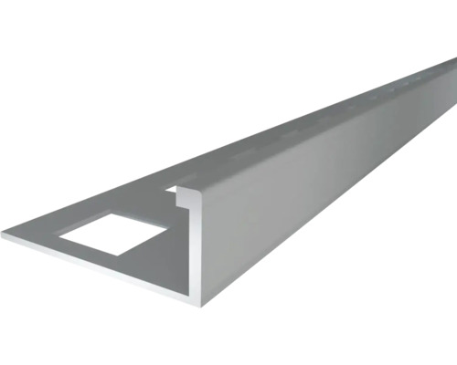 L-förmiges Fliesenprofil aus Aluminium für saubere Kantenabschlüsse.