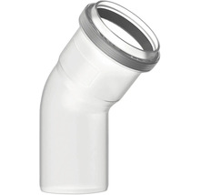 HT-Bogen 45 Grad aus Kunststoff für die Abwasserentsorgung.