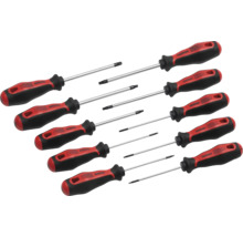 10-teiliges Pattfield Torx-Schraubendreher-Set mit ergonomischen Griffen.