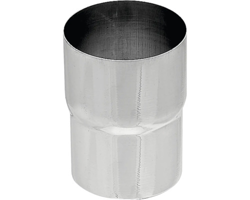 Zylindrische Rohrreduzierung aus Metall mit zwei unterschiedlichen Durchmessern.