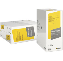 ISOVER Klebeband Vario KB1 für luftdichte Verklebungen innen, 12 Rollen à 20 Meter mal 60 Millimeter, ISOVER Logo.