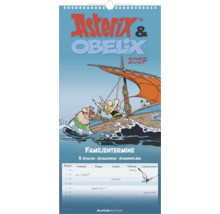 Asterix und Obelix Familienkalender zweitausendsiebenundzwanzig mit fünf Spalten, Schulferien und Stundenplänen von Alpha Edition.