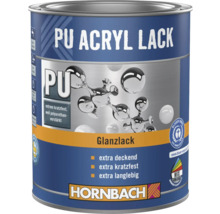 Hornbach PU Acryl Lack Glanzlack, extra deckend und kratzfest, Blauer Engel Siegel.