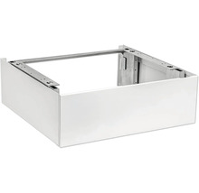 Weißer Schubladenrahmen aus Metall für den Möbelbau.