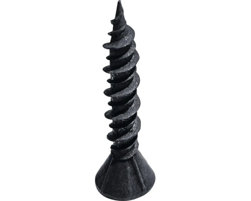 Schnellbauschraube mit Grobgewinde und Trompetenkopf aus Stahl für die Trockenbaumontage.