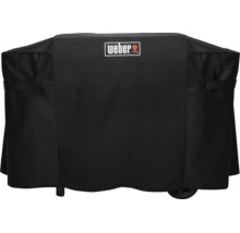 Weber Abdeckhaube für Grill aus schwarzem wetterfestem Material mit Weber Logo.