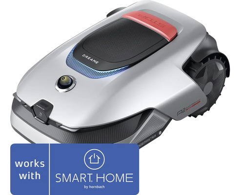 Silberner Dreame Mähroboter A2 kompatibel mit SMART HOME by hornbach.
