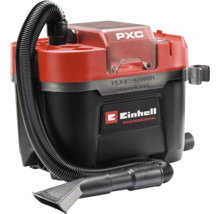 Einhell Professional Akku-Nass-Trockensauger mit bürstenlosem Motor, flexiblem Schlauch und Düse