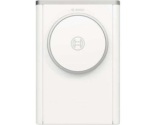 Weißer Bosch Smart Home Controller II mit zentralem runden Bedienelement und Bosch Logo.