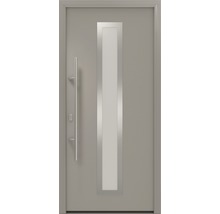 Haustür mit Glaseinsatz und Griff