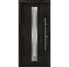 Haustür mit Glaseinsatz und Griff