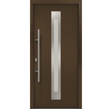 Haustür EcoStar ISOPRO IP 770S 1100 x 2100 mm Links RAL 8028 terrabraun inkl. Beschlag-Set,Edelstahl Stangengriff,Sicherheitsprofilzylinder mit 5 Schlüsseln