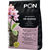 Lechuza PON Spezialsubstrat für Orchideen, torffreies mineralisches Pflanzsubstrat, vorgedüngt, für gesundes Wurzelwachstum und Blütenbildung.