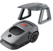 Mova Mähroboter inklusive Garage für die automatische Rasenpflege.
