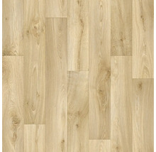 Laminatboden in Eichenoptik mit natürlicher Maserung und Astlöchern im Landhausdielen-Design.