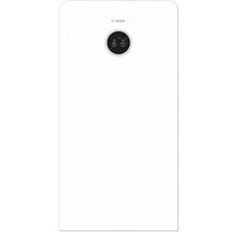 Bosch wandhängendes Heizgerät mit rundem Digitaldisplay und Temperaturanzeige von 22 Grad.