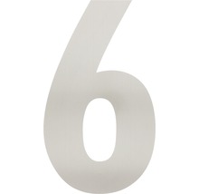 Hausnummer 6 aus Metall