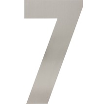 Hausnummer 7 aus Edelstahl