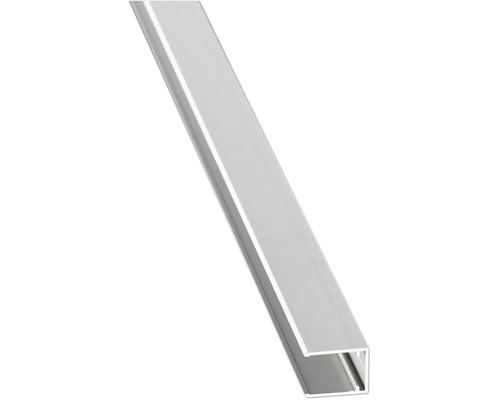 U-Profil aus Aluminium für Montage und Kantenschutz.