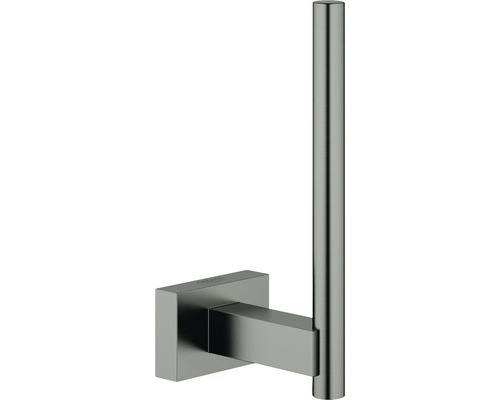 Reservepapierrollenhalter GROHE Essential Cube hard graphite gebürstet 40623AL1 Toilettenpapierhalter zur Wandmontage