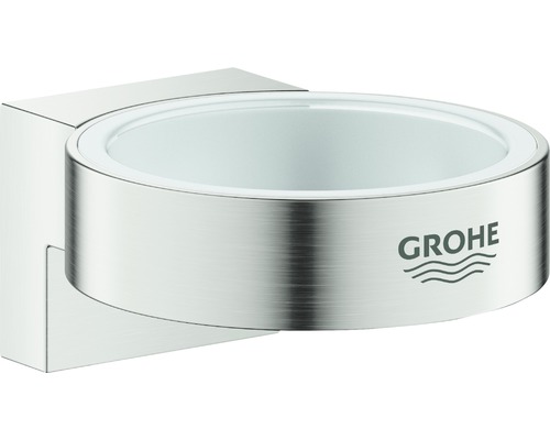 Halter GROHE Selection für Seifenspender und Zahnputzbecher supersteel 41027DC0 Grohe Seifenschale zur Wandmontage
