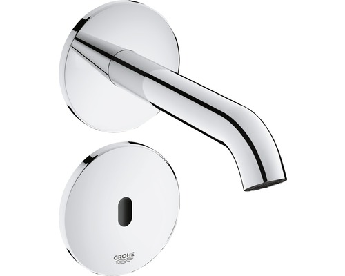 GROHE Berührungslose Armatur ESSENCE E chrom ohne Unterputzgrundkörper 36447000 Berührungslose Waschtischarmatur für Wandmontage von Grohe