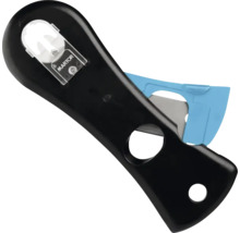 Martor Sicherheitsmesser für Folien und Kartons mit ergonomischem Kunststoffgriff und verdeckt liegender Klinge.