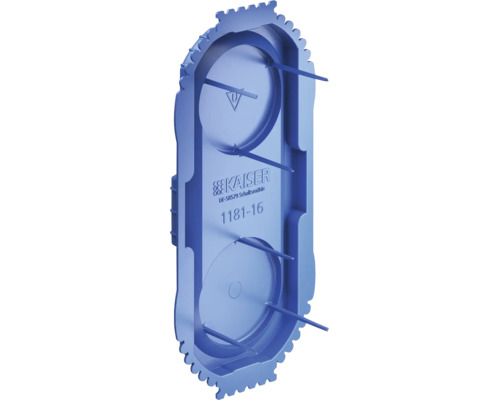 Kaiser Signaldeckel für Unterputzdosen, Modell 1181-16, aus Kunststoff mit Markierungsborsten für die Elektroinstallation.
