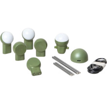 FYTA Beam Pflanzensensor-Set inklusive Sensoreinheiten, Sonden, Basisstation und USB-Kabel.